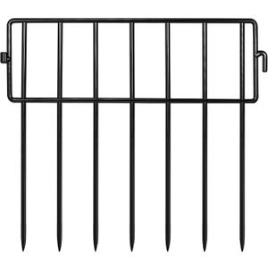 Garden Metal Black Fence 16"by 12" each piece