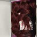 AISI HAIR Curly Bob Wig with Bangs Short Wavy Wine Red Color Wigs for Women Bob Style Synthetic Heat Resistant Bob Wigs