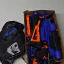 Bigpower Electric Kids Toy Sniper Rifle with Scope Tactical Vest Kit,4 in 1 Automatic Kids Sniper Rifle Toy Guns for Boys 8-12,Rifle Dart Guns for AdultsToy Guns with Removable Magazines2 Pieces
