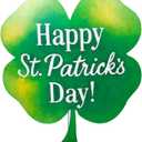 Jetec 1 Pack 4.5 ft St. Patrick's Day Green Shamrocks Cardboard Cutout Stand up Life Size St. Patrick's Day Irish Party Decorations Backdrop Photo Prop Shamrock Gold Pot Coin Cutout