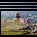 12x24 Picture Frame Set of 4 Black for Poster Photo Picture, Horizontal and Vertical Formats for Wall Hanging, 12 x 24 Wall Gallery Poster Photo Frame for 12 by 24 Photos Posters, 4 Pack, Black