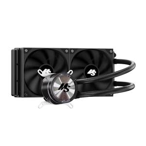 Minorsonic CPU Cooler 240mm Aio, Liquid Cooler CPU Low-Noise AMD AM5/AM4, Refrigeracion Liquida Water Cooling Systems, Intel LGA 1851/1700 PC Water Cooler 2 x 120 mm PWM Fans Black