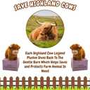 Follow Your Legend Henry The Highland Cow Plushie! - 7 Highland Cow Stuffed Animal, Stuffed Highland Cow, Highland Cow Plush
