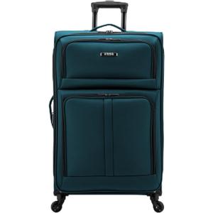 U.S. Traveler Anzio Softside Expandable Luggage with Spinner Wheels, Teal, 30-Inch Large