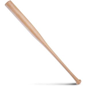 Wood Baseball Training Bat - Durable and Sturdy Wooden Bat - Ideal for Softball Hitting Practise - Versatile Design Bat (28inch, Wood)