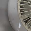 Socket Fan Light with Remote Control, 3 Colors 3000K-6500K Dimmable LED Light Bulb Fan Screw in Ceiling Fan for Bedroom, Kitchen, Storage Room, Closet, Wireless Small Ceiling Fans with Lights - White