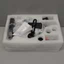 Microscope 40X-2500X Magnification, HD Wide Angle Eyepieces, 4-inch High-Pixel Display with LED Fill Light 3, Cell Phone Observable, for Home School Labs (Black)