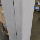 HomePop Modern Storage Bench with Wood Legs Home Décor|Bench with Storage for Living Room & Bedroom - Cream Textured Woven