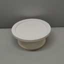 SOFE Natural Wooden Cake Stand, Cake Pedestal Stand Round Candle Holder Tray, Rustic Small Cake Stand 8 Inch for Dessert Cupcake, Decorative Display Risers for Birthday Party, Wedding