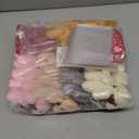 JOYIN 24 Packs Valentine's Day Heart Cards with Plush Toy Party Favors, Mini Stuffed Plush Toys for Valentines Day Gifts, Kids Classroom School Exchange Prize (Brown Bear)