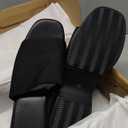 Minshluu Womens Wedge SIides Sandals Platform Open Toe Slip On Elastic Band Wedges Shoes,Size 11