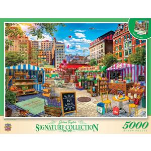 MasterPieces 5000 Piece Jigsaw Puzzle for Adults, Family, Or Kids - Buy Local Honey - Manufacturer Defect - 40"x60"