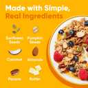 NuTrail Nut Granola Cereal, Honey Nut, No Sugar Added, Keto, Low Carb, Gluten Free, Grain Free, Healthy Breakfast 8 oz. 3 Count (EXP 11/23/26)