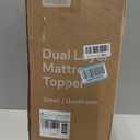 Dual-Layer 4" Mattress Topper with 20" Deep Pocket - Queen Size