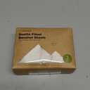 2-Pack Organic Bassinet Sheets for Girls, Boys - 100% Cotton Bassinet Mattress Sheets Compatible with Halo Bassinest Swivel Sleeper,Graco,Baby Delight,Chicco,Unisex Fitted Bassinet Sheets(Soft White)