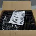 VTRIN Vertical Narrow Shoe Rack Organizer Tall Shoe Rack for Closet Entryway 10 Tier Non-Woven Cover Shoe Shelf Holds 36-41 Pairs Free Standing Shoe Storage Cabinet with Dustproof Cover, Black