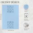 Coquette Blue Bow Beach Kitchen Towels, Coastal Nautical Dish Tea Towels for Kitchen Decor, Blue Preppy Seashell Starfish Beach Decorative Hand Towels for Bathroom, 16x24 Inch