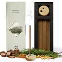 Cedarwood Incense Sticks  All Natural Home Fragrance for Meditation & Relaxation, No Bamboo Core, 50 Count  Innergy
