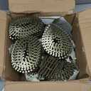 findmall 3600 Count Siding Nails 2-1/2-Inch x .090-Inch 15-Degree Wire Collated Coil Resin Paint Coating Ring Shank for Rough Nailing of Lathing and Sheathing Materials