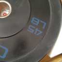Olympic Bumper Plate Weight | Single 45 lbs