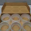 Clear Packing Tape, 6 Rolls 1.88inches Wide, 65 Yards Per Roll, 390 Total Yards Tape for Shipping Packaging Moving Sealing, Thicker Clear Packing Tape, (2.7Mil x 1.88" x 65Yds)