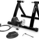 Sportneer Bike Trainer Stand Steel Bicycle Exercise Magnetic Stand with Noise Reduction Wheel for Road Bike