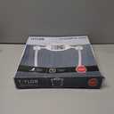 Taylor Digital Bathroom Scale, Body Weight Scale, Instant On and Off, 400 lb Capacity, Sturdy Clear Glass with Chrome-Finish Base