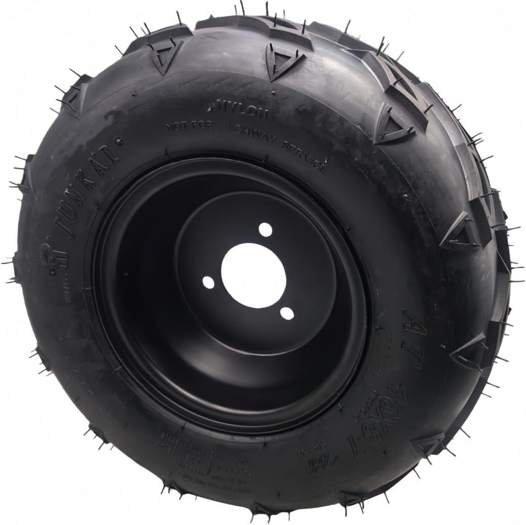 7" Right Wheel Rim Tire Assembly for 50cc 90cc 110cc 125cc ATVs & Go Karts Includes 16x8-7 Tire 79mm Bolt Rim