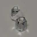 Enhon 2 Piece Shower Knob Replacement, Hot and Cold Faucet Knobs Compatible with Price Pfister Verve Tub Shower, Include 2 Faucet Handles and 2 Screws for Remodeling Trim Kit(Chrome)