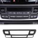 Center Console Air Conditioning Mode Button Frame Cover Trim for Honda Pilot 2016-2022/ Honda Ridgeline 2017-2023/ Honda Passport 2019-2023 Interior Accessories ABS Material (Matt Black)