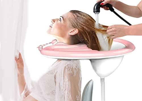 Inflatable Washing Hair Basin,Portable Shampoo Basin, Hair Washing Tray-Medical Shampoo for The Disabled, Pregnant Women, Bedridden and Handicapped, Elderly&Child-Wash While in Wheelchair or Chair at Home