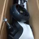 Elecorange T200/T500 Balance Electric Scooter for Kids Age 4-9, 2 Types Front Wheels, Electric Horn, Full Body Lights Up, Wide Deck, 5Mph Safe Speed, 70min Riding, Foldable Kick Scooter Boys & Girl (T200-Entry level, Pearl)