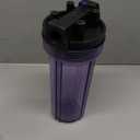Hydronix HF5-10CLBK34PR Water Filter Housing 10" RO, Whole House, Hydroponics - 3/4" Ports, Clear Body w/PR