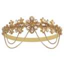 BABEYOND 1920s Flapper Headpiece Roaring 20s Headband Great Gatsby Headband Chain for Women Vintage Hair Accessory
