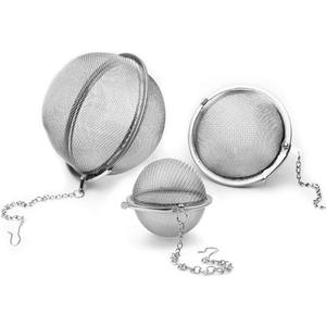 Stainless Steel Mesh Tea Ball, Extra Fine Mesh Tea Infuser for Loose Leaf Tea, Tea Strainers Tea Infuser Strainer Filters for Tea 3piece set