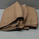 NICETOWN Blackout Doorway Curtains 80 inches Long for Bedroom - Grommet Light & Heat Blocking Window Treatments Sound Reducing Drapes for Living Room (2 Panels, W46 x L80, Cappuccino)