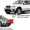 Compatible with 2011 212 2013 BMW E70 X5 Lci Front Bumper Side Marker Lights Reflector (Smoke Lens)