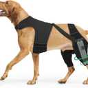 Dog Knee Brace for Torn ACL Hind Leg - Orthopedic Rear Leg Wrap with 2 Metal Stabilizers and Vest for Support, for Small Medium Large Dogs, for Arthritis, Luxating Patella, and Joint Injury Recovery