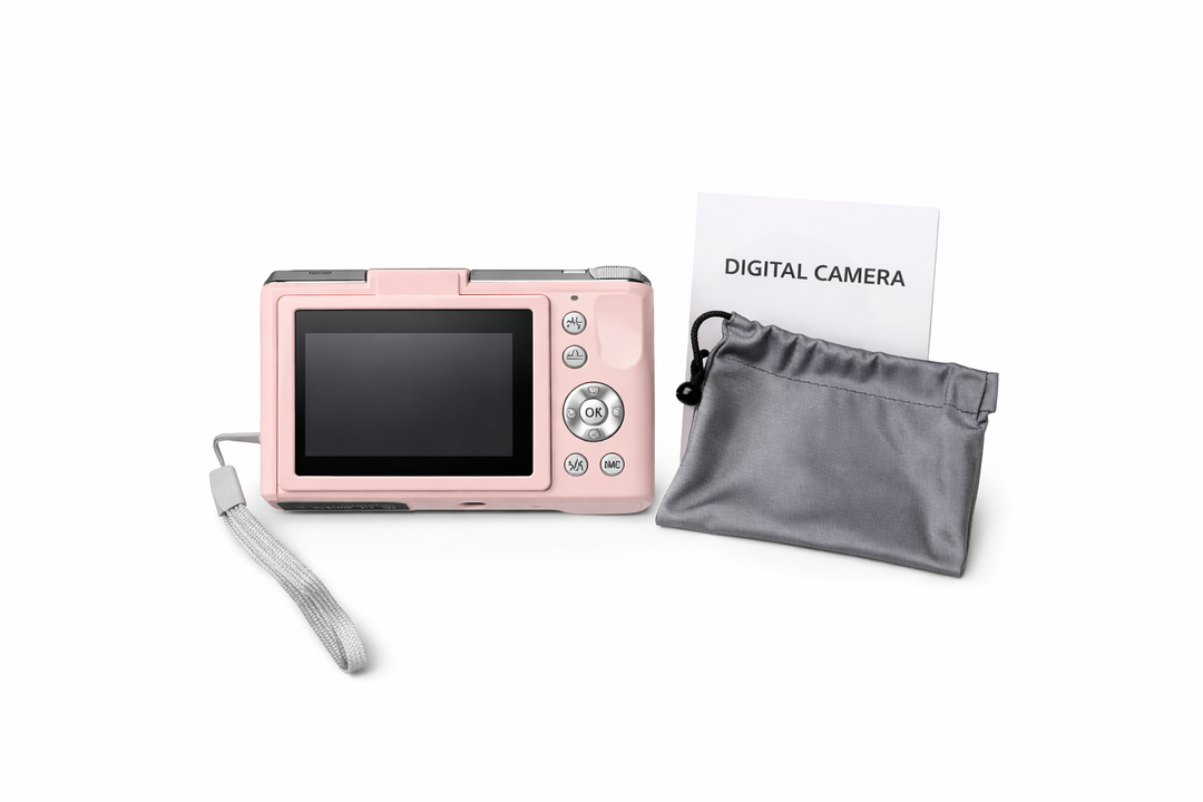 4K Digital Camera for Photography and Video, 56MP Autofocus Vlogging Camera with 3" 180° Flip Screen, 16X Zoom Compact Point and Shoot Camera for YouTube, Travel & Daily Content Creation