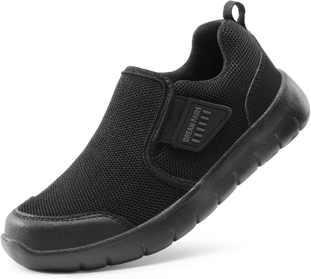 DREAM PAIRS Boys Girls Shoes Kids Slip on Tennis EZ-Ons MightyMovers Running Athletic Barefoot Zero Drop Sports Sneakers, Size 5