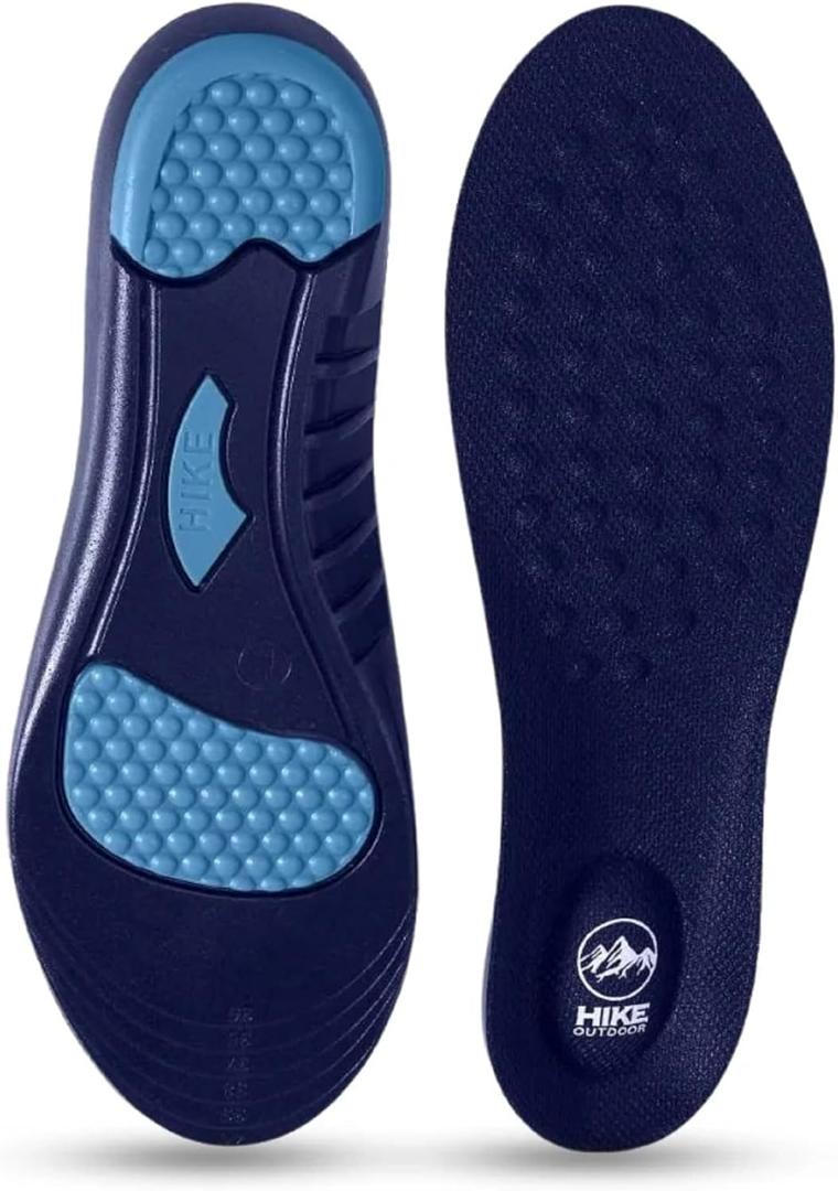 Orthopedic Soles HF  Pain Relief & Shock Absorbing Shoe Inserts | Arch Support for Men & Women | Plantar Fasciitis Foot Pads (Small 5-9 WOMEN, Blue)