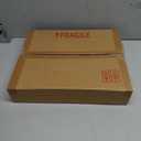 FrameWorks 11x14 Driftwood Wooden Shadow Box Frame  Soft Felt Back, Tempered Glass, and Included Elegant White Ball Push Pins (Natural)