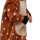 Spooktacular Creations Halloween Baby Animal Costume, Toddler Hooded Jumpsuit for Baby Halloween Dress Up Costume Party (Beige)