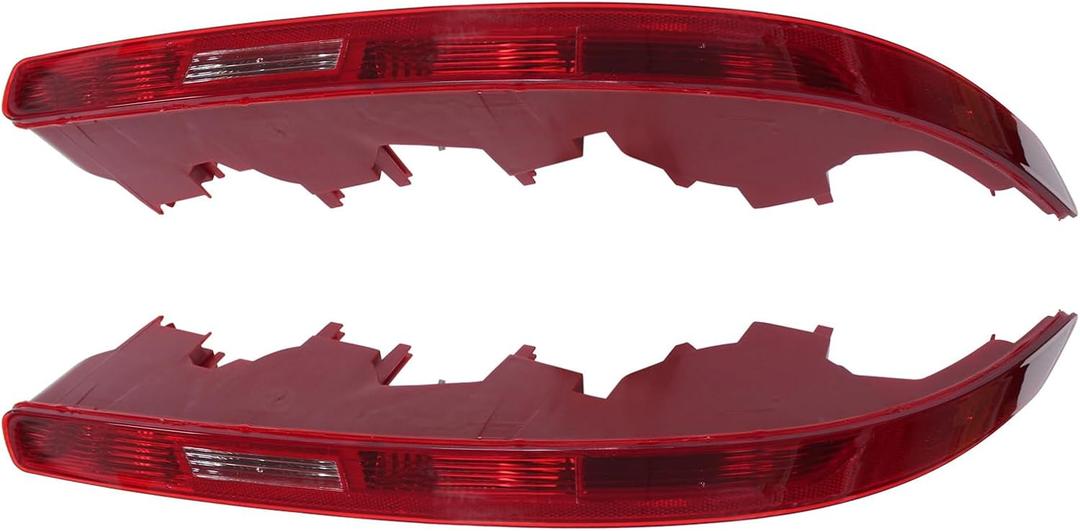 ApplianPar Left and Right Side Taillamp Rear Lower Bumper Tail Light Reverse Stop Fog Lamp Housing Lens for Audi Q7 2006-2015