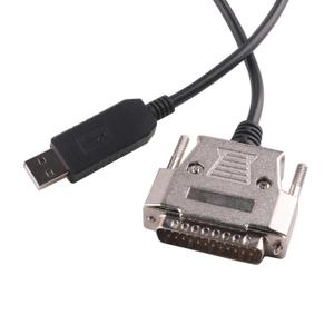 USB to DB25 RS232 Serial Adapter Converter Cable Null Modem FTDI Driver Programming for Sharp X68K X68000 PC Communicate Programming Cable