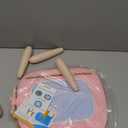 Kikapabi Magnetic Drawing Board, Doodle Board for Toddler Toys Age 1-3, Preschool Learning and Educational Sensory Toys for 1 2 3 Years Old Girl Boy Gifts (Pink)