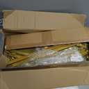 SuuWoee Arch Backdrop Stand Set of 2 With Cover (7.2FT+6FT) Gold Metal Wedding Arch Balloon Stand With Cover for Birthday Party Baby Shower Graduation Ceremony Decoration (White)