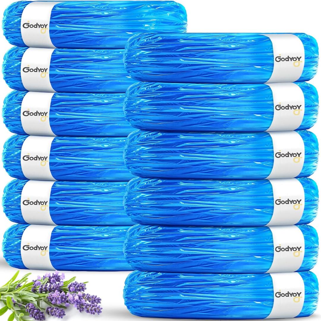 12 Cat Litter Refill Bags Compatible with Litter Genie XL+/XL/Plus/Standard/Style/Desgin Pail, Extra10% Length 27 Months Use Time, Super Odor Control, Plant Scented, Cartridge NOT Included