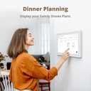 Skylight Calendar: 15-inch Wall Planner Digital Calendar & Chore Chart, Smart Touchscreen Interactive Display for Family Schedules Wall Mount Included, Great for Organizing Your 2025 Calendar, White