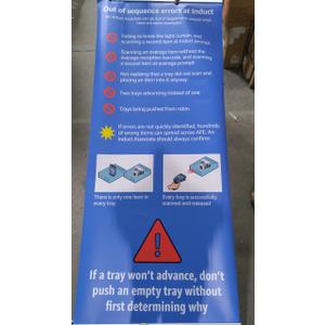 Banner Stand Out of Sequence Errors at Induct MSQT-850